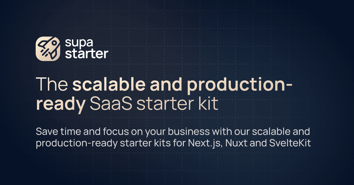 Supastarter preview